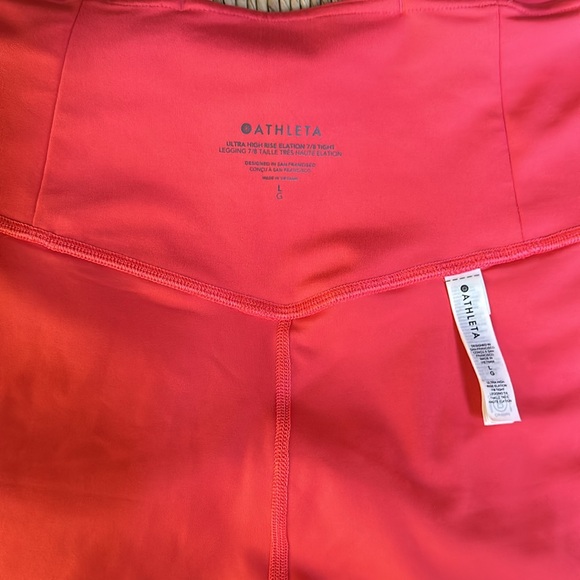 Athleta high rise elation 7/8 tight new w/o tags. Has label in side pant - Picture 2 of 4